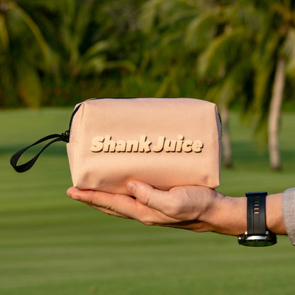 Shank Juice Golf Shoes and Accessories Care Kit (Apricot Color Bag)